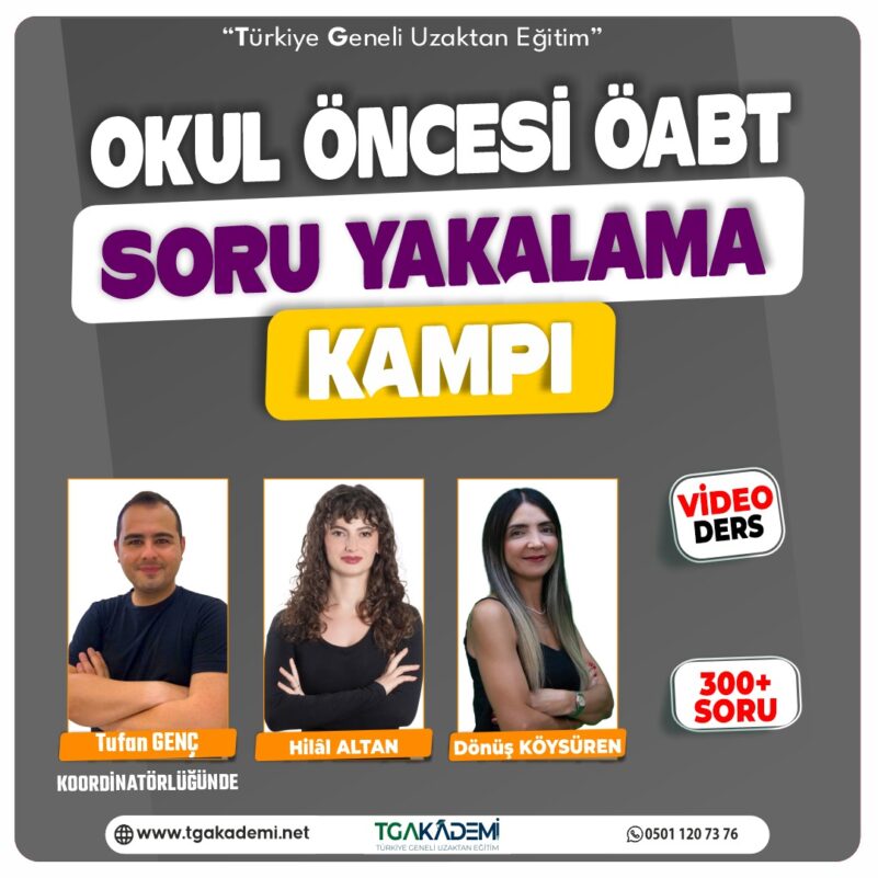 2026 Okul Öncesi ÖABT Soru Yakalama Kampı